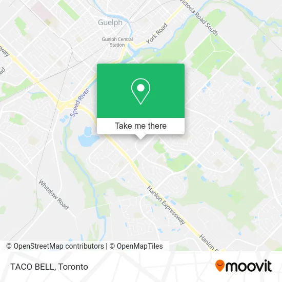 TACO BELL map