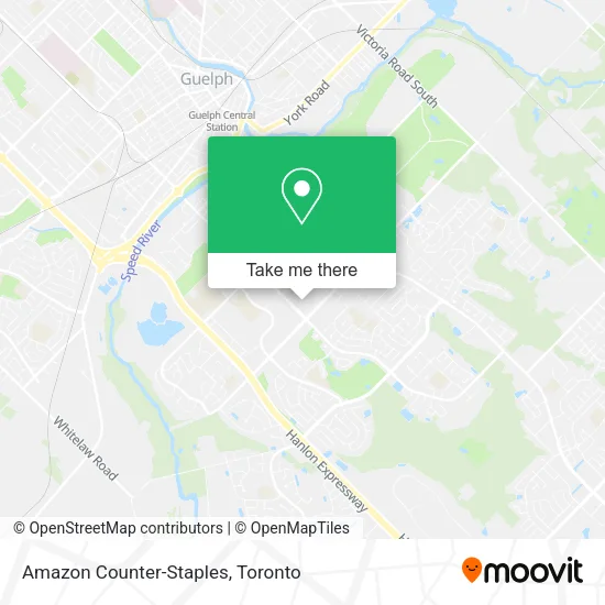 Amazon Counter-Staples map