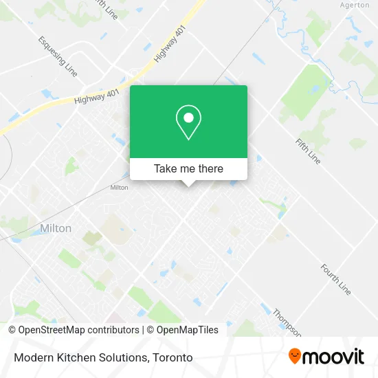 Modern Kitchen Solutions map