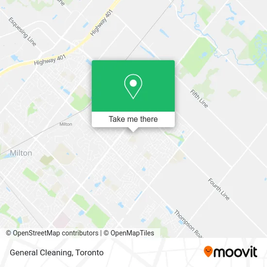 General Cleaning map