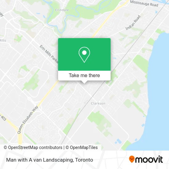 Man with A van Landscaping map