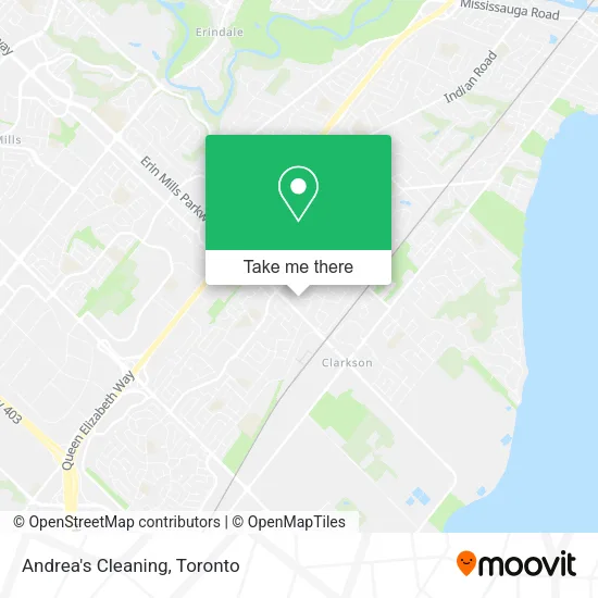 Andrea's Cleaning map