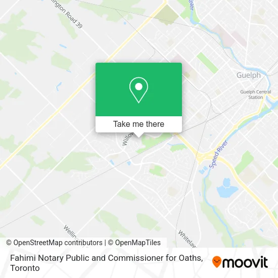 Fahimi Notary Public and Commissioner for Oaths map