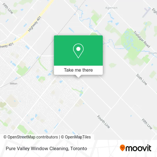 Pure Valley Window Cleaning map
