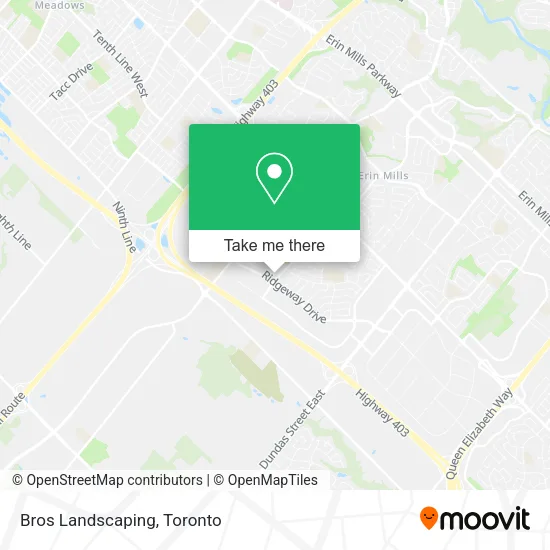 Bros Landscaping map