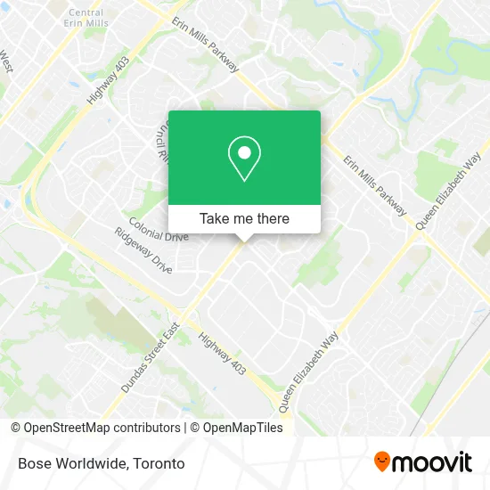Bose Worldwide map