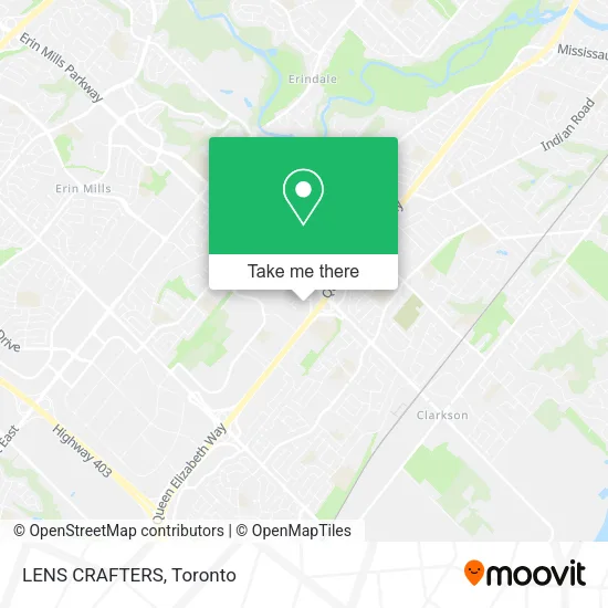 LENS CRAFTERS map