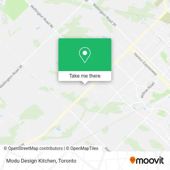 Modu Design Kitchen map