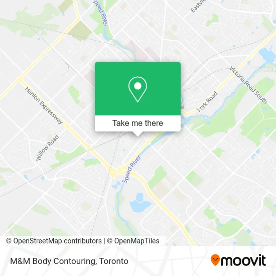 M&M Body Contouring map
