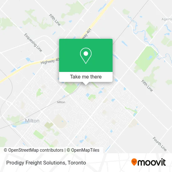 Prodigy Freight Solutions map
