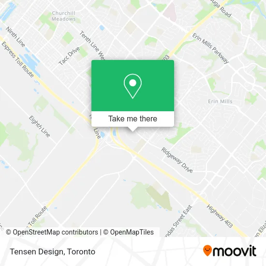 Tensen Design map