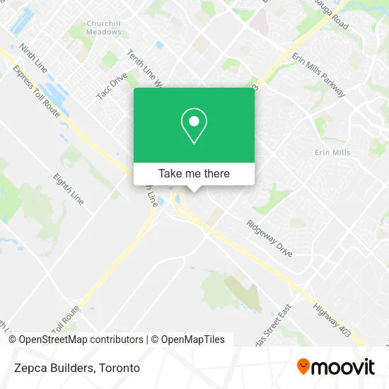 Zepca Builders map