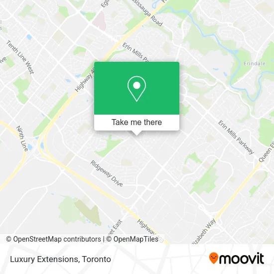 Luxury Extensions map