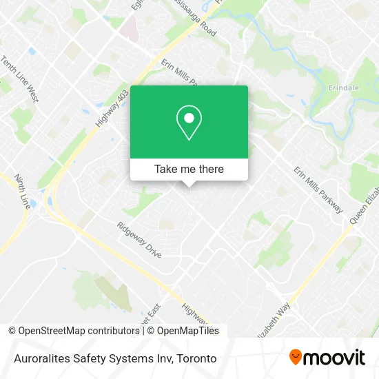 Auroralites Safety Systems Inv map