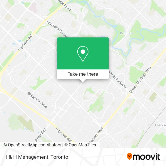 I & H Management map