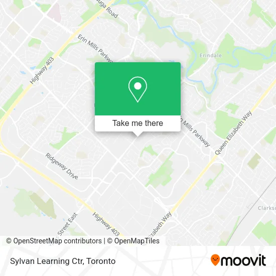 Sylvan Learning Ctr map