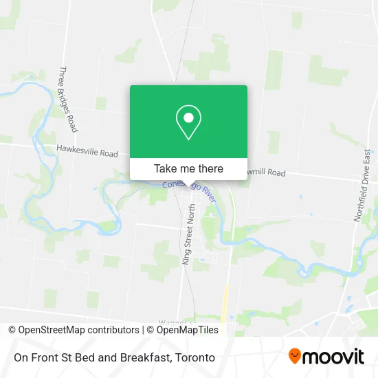 On Front St Bed and Breakfast map