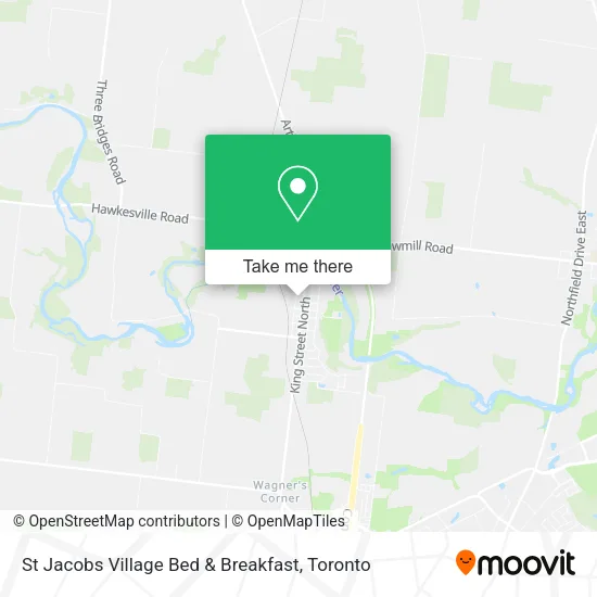 St Jacobs Village Bed & Breakfast map
