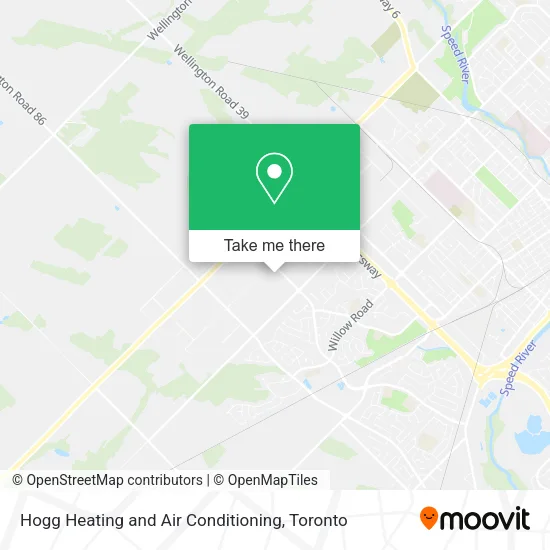 Hogg Heating and Air Conditioning map