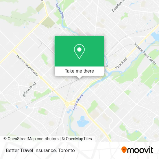 Better Travel Insurance map