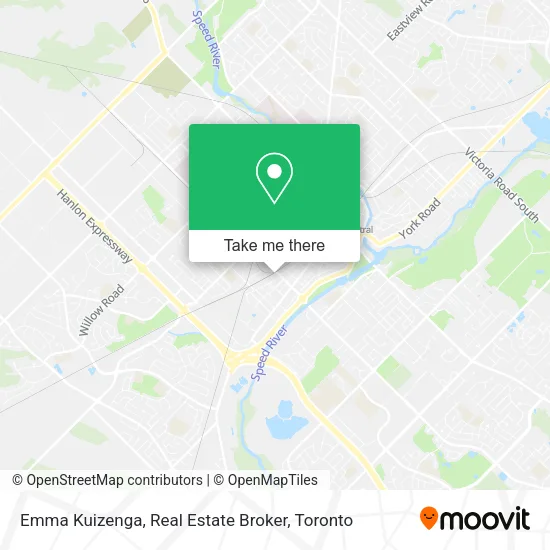 Emma Kuizenga, Real Estate Broker map
