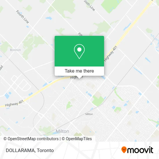 DOLLARAMA map