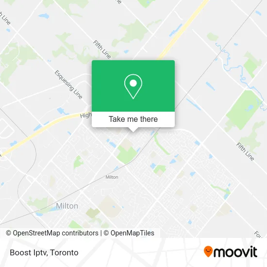 Boost Iptv map