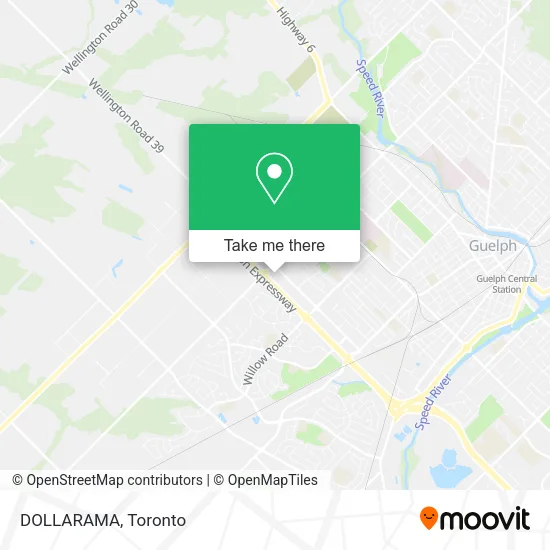 DOLLARAMA map