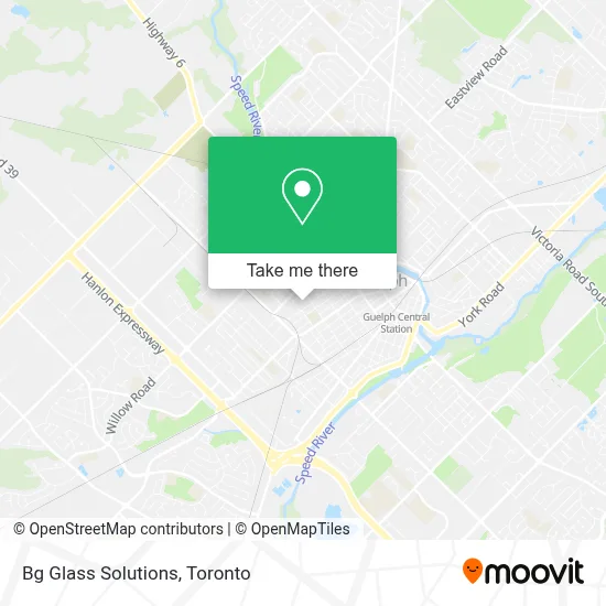 Bg Glass Solutions map
