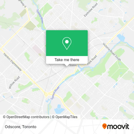 Odscore map