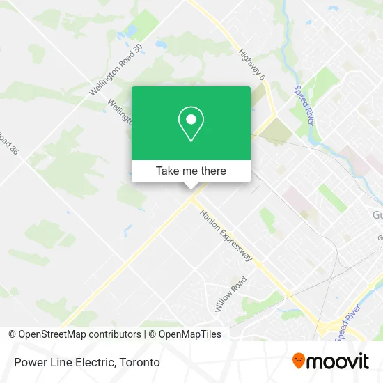 Power Line Electric map
