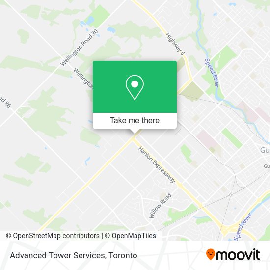 Advanced Tower Services map