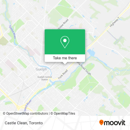 Castle Clean map