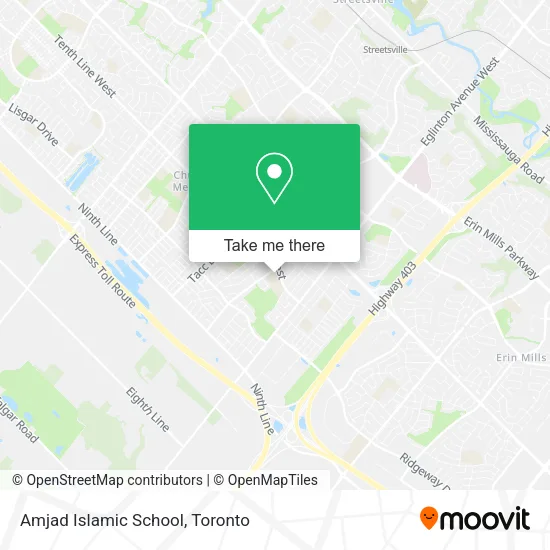 Amjad Islamic School map