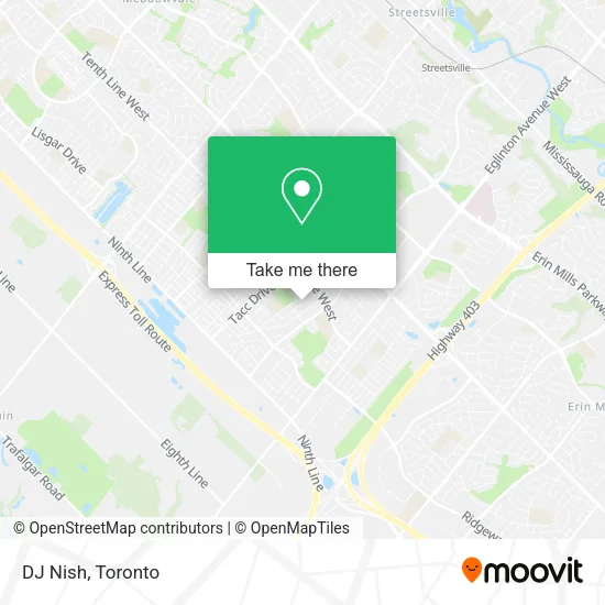 DJ Nish map