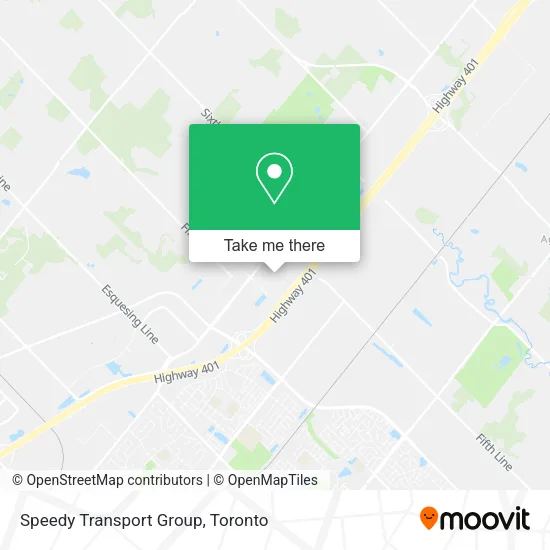 Speedy Transport Group map