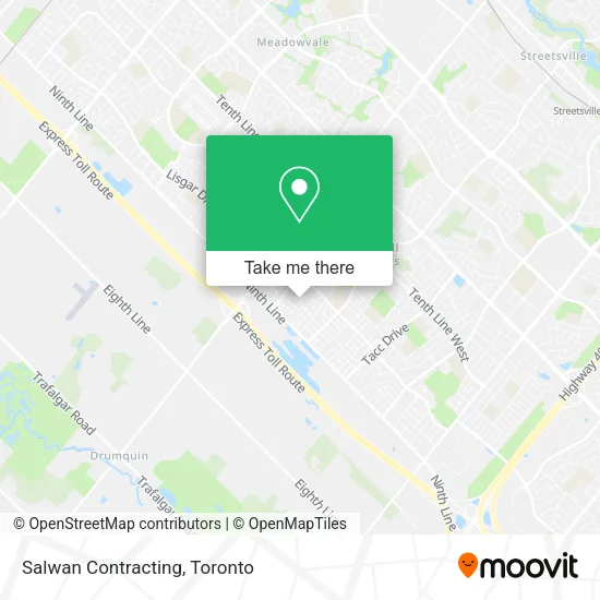Salwan Contracting map