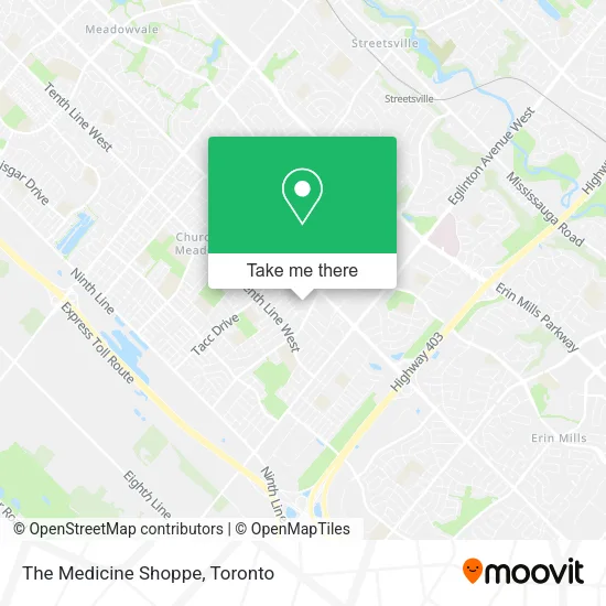 The Medicine Shoppe map