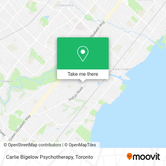 Carlie Bigelow Psychotherapy map
