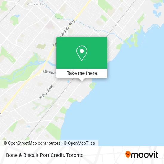 Bone & Biscuit Port Credit map