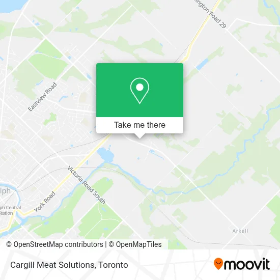 Cargill Meat Solutions map