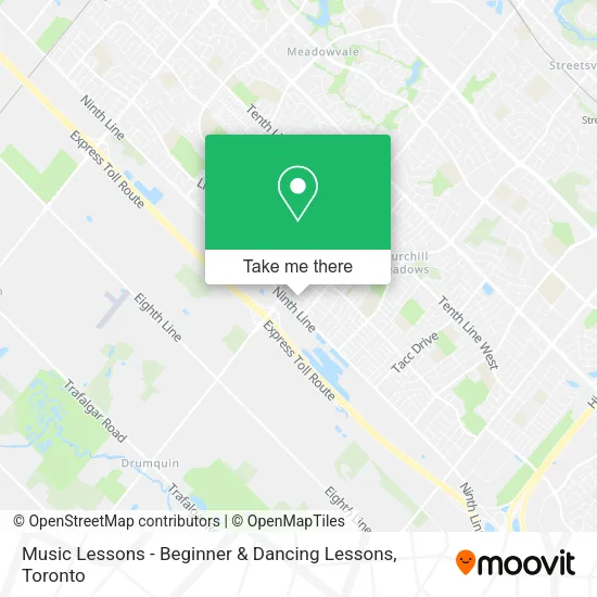 Music Lessons - Beginner & Dancing Lessons map