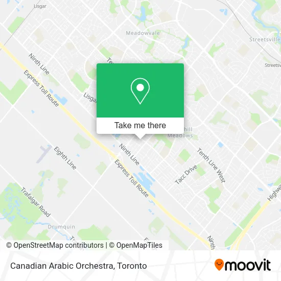 Canadian Arabic Orchestra map