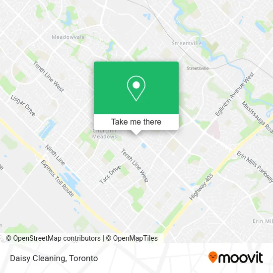 Daisy Cleaning map