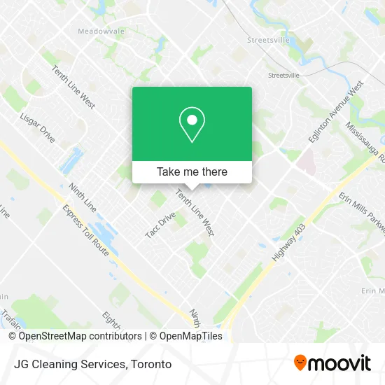 JG Cleaning Services map
