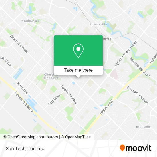 Sun Tech map