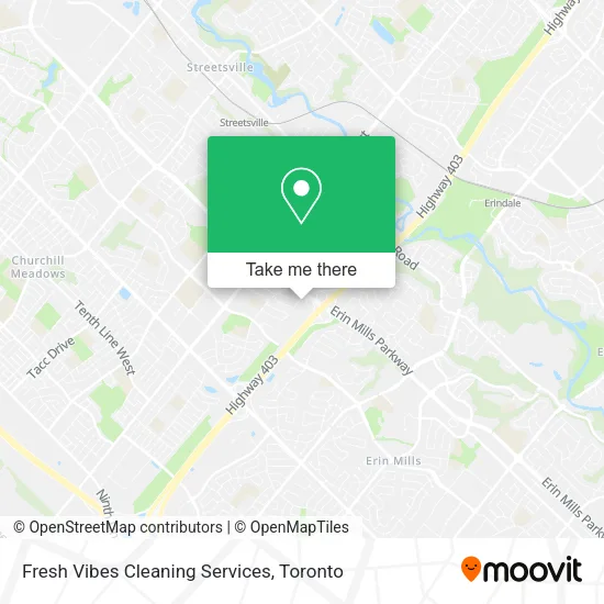 Fresh Vibes Cleaning Services map