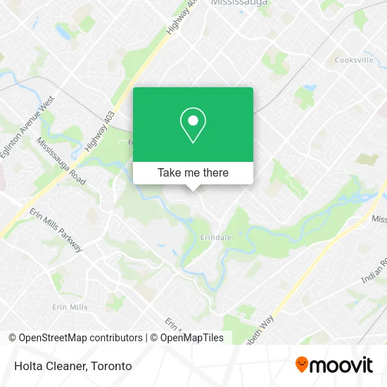 Holta Cleaner map
