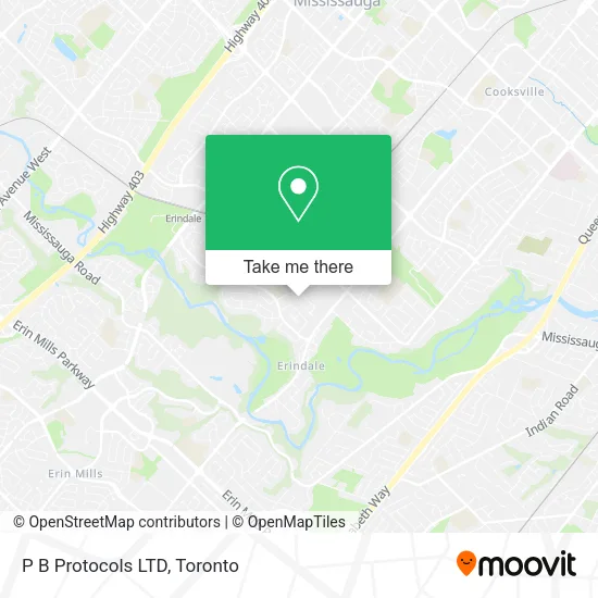 P B Protocols LTD map