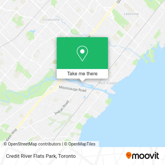 Credit River Flats Park map